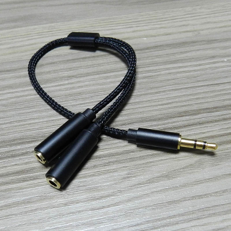 3.5mm Audio Splitter Y Jack 1  - Earphone Splitter Jack 评论和价格