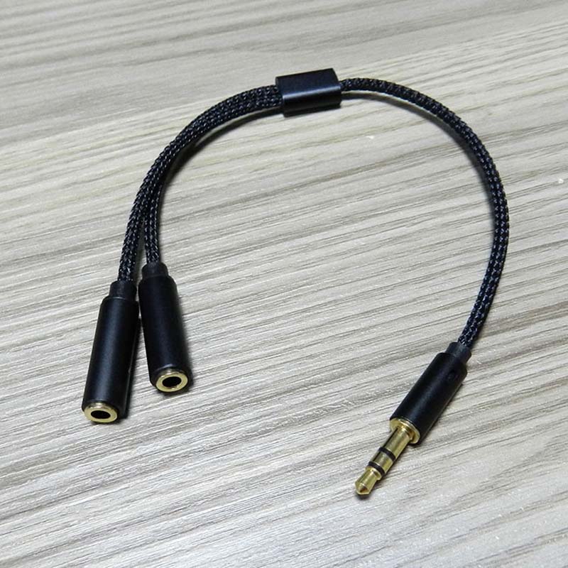 3.5mm Audio Splitter Y Jack 1  - Earphone Splitter Jack 评论和价格